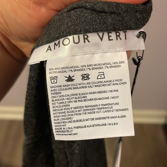 Amour Vert Gray Soft Stretchy Infinity Scarf - Picture 6 of 10
